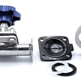 Membránový ventil, clamp C-C DN25 (K50.5)