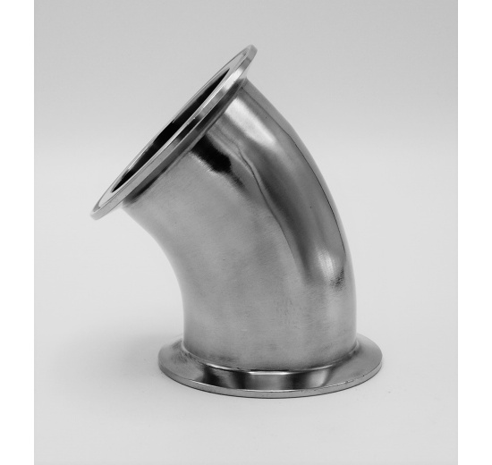 Koleno clamp 45°| DN65 (70x2mm / clamp límec 91mm)