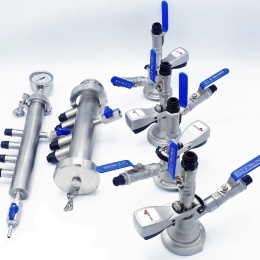 Narážecí hlava celonerezová - plochá (typ A)