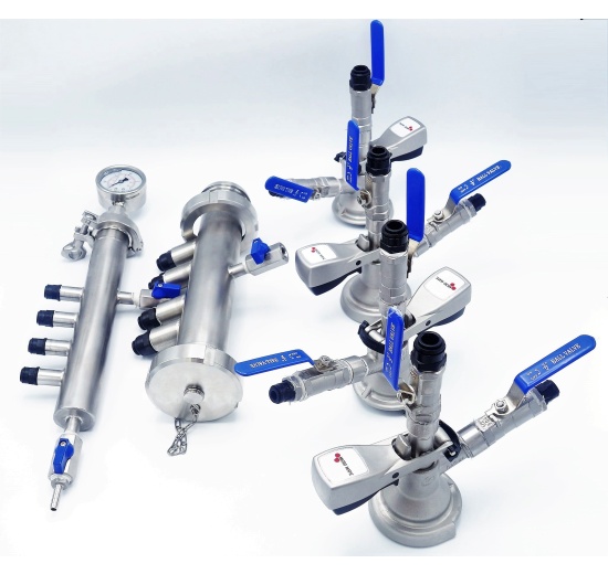 Narážecí hlava celonerezová - plochá (typ A)