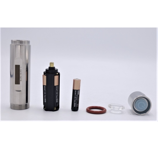 Průhledítko maticové s osvětlením LED, navařovací, DN80