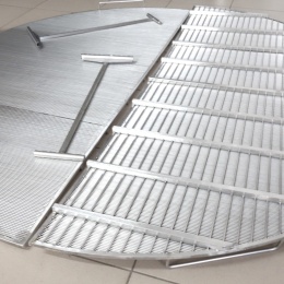 Nerezové, svařované, štěrbinové síto