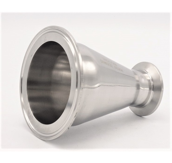 Redukce centrická, clamp DN65/32