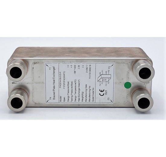 Výměníky tepla mědí pájené-protiproudý chladič mladiny