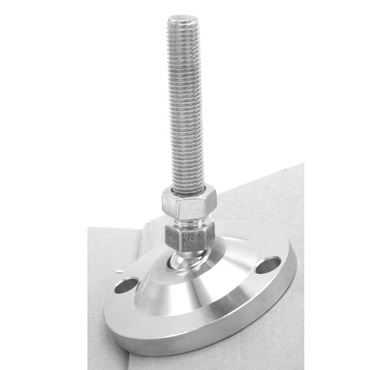 Stavitelné nohy kloubové celonerezové D100/M16/100 mm