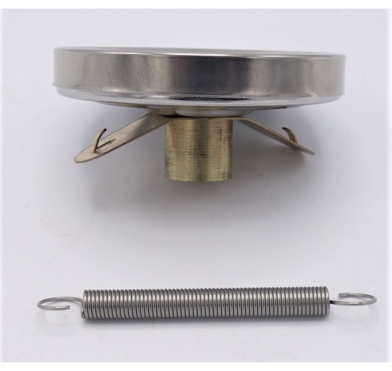 Celonerezový bimetalový teploměr, příložní, průměr ciferníku 63 mm (0-120 ℃)