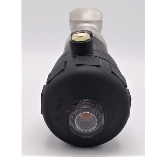 Pneumaticky ovládaný ventil se šikmým sedlem- 45°,  G-závit  1 1/4"