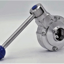 Nerezová klapka přímá, navařovací typ S-S | DN32 (34x1.5mm)