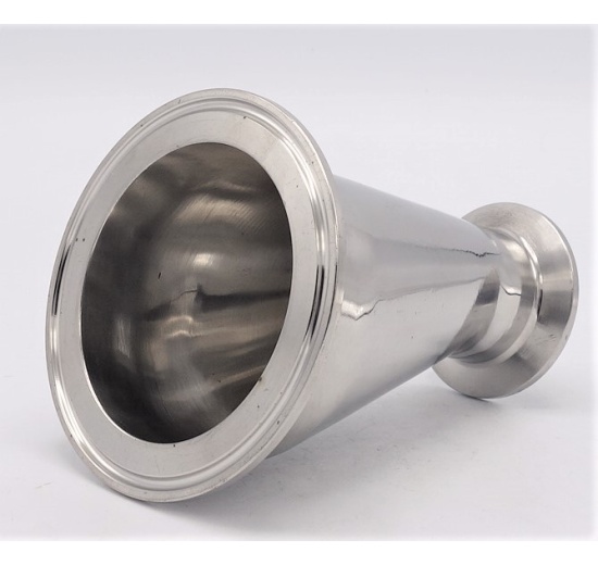 Redukce excentrická, clamp  DN65/32