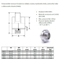 Kuželové hrdlo přivařovací dle DIN 11851| DN50 (52mm/1.5mm)