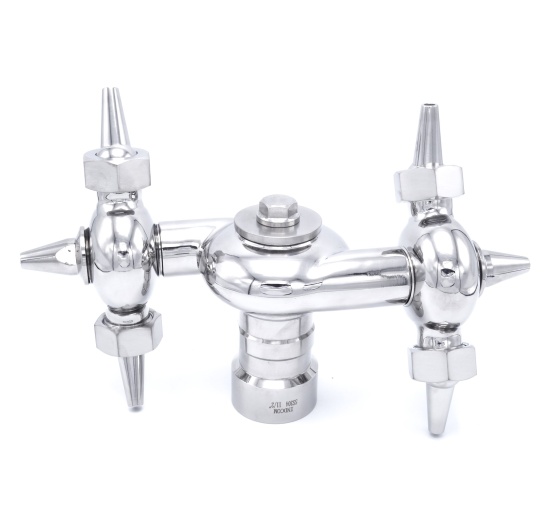 Rotační trysková  mycí hlavice závitová