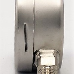 Tlakoměry se spodním (radiálním) připojením číselník 63 mm