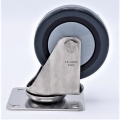 Kolečka transportní, otočná, nerezová, průměr 100 mm