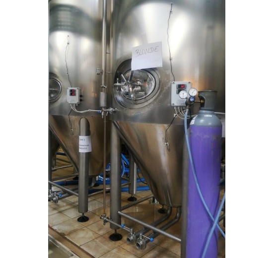 bubbler pro nápojový průmyslu v provozu