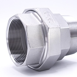 Šroubení závitové, ploché těsnění, typ 316