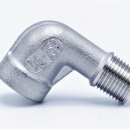 oblouk, závitové kolínko, male/female 90° typ 304 1/8"