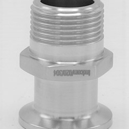 CLAMP 34 mm_ závitový adaptér | DN20_závit vnější 3/4" (K34)