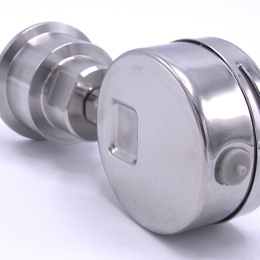 Celonerezový tlakoměr s oddělovací membránou CLAMP DIN 32676, 63 mm,0-8 bar, clamp límeček-50,5mm