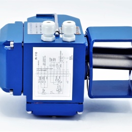 elektrický servopohon s konzolou a propojovací hřídelí