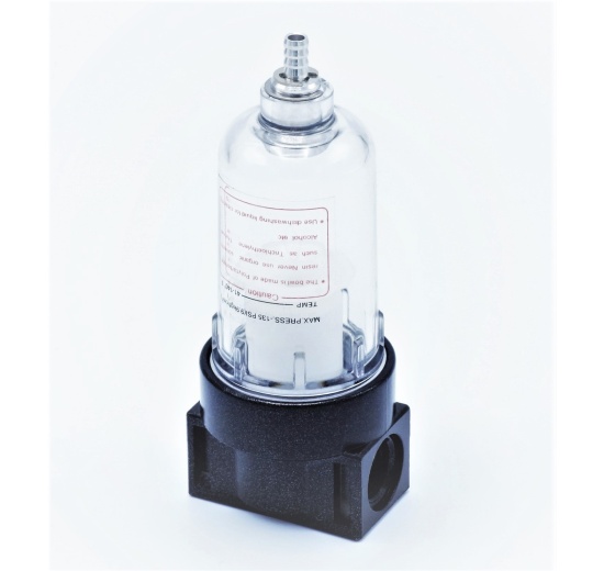 filtr se používá pro rozvod stlačeného vzduchu k dalším pneumatickým zařízením