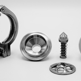 Nerezová zpětná klapka, navařovací typ S-S DN20(22x1,5mm)