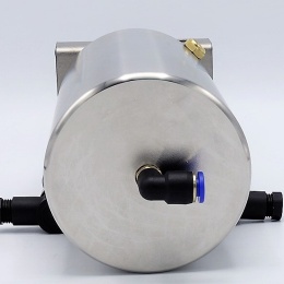 Nerezová klapka přímá DN20, závitová typ G-G, s pneumatickým pohonem