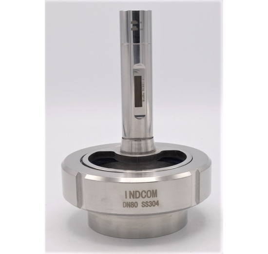 Průhledítko maticové s osvětlením LED, navařovací, DN80