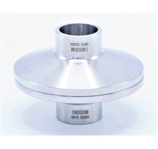 CLAMP navařovací hrdla DN15, velikost límečku 50,5 mm