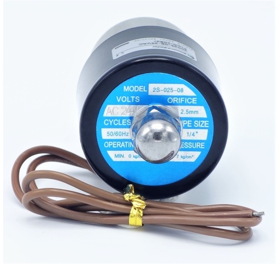 elektromagnetický ventil AC 24V, přímo řízený, připojení G 1/4"