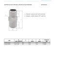 Adaptér závitový NPT/G_VNĚ/VNĚ