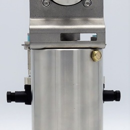 Nerezová klapka přímá DN20, clamp typ C-C, s pneumatickým pohonem