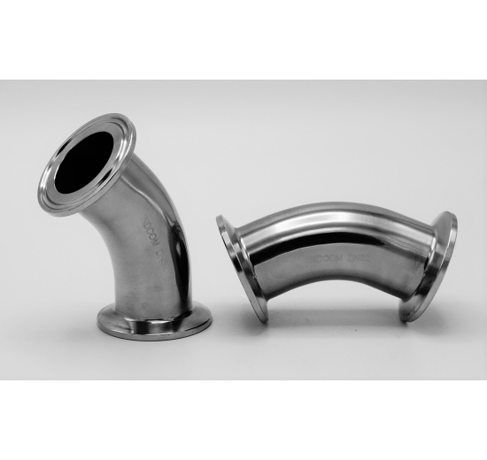 CLAMP DIN 32676  bezešvé koleno 45°, DN32