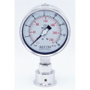 náhled produktu All-stainless Steel Pressure Gauge With Separating Membrane CLAMP DIN 32676 , 100mm | 0-16 bar