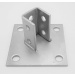 Anchor Foot Square Galvanized, Saddle Clamp title=