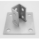 náhled produktu Anchor Foot Square Galvanized, Saddle Holder | 150x150 mm