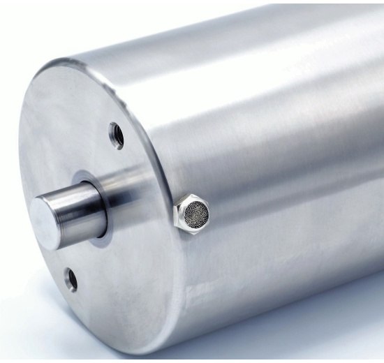 detail celonerezového pneumatického pohonu pro klapky DN80 a DN100