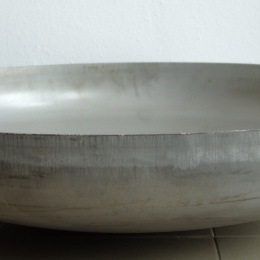 Nerezové klenuté dno| DN700 (706x3 mm), rovná hrana