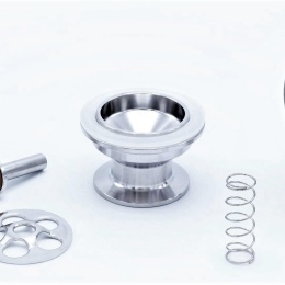 nerezová zpětná klapka DN20, límeček 50.5 mm, clamp připojení