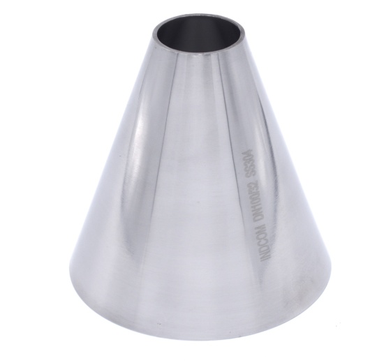 redukce centrická navařovací DN100_32 detail Indcom nerezové komponenty