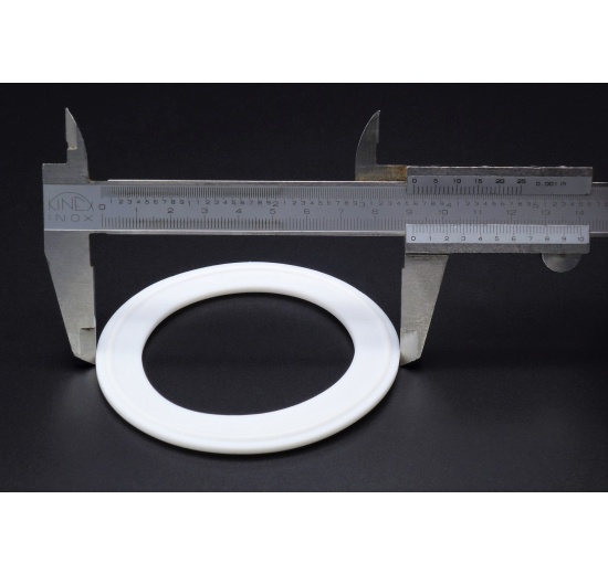 těsnění PTFE (teflon - polytetrafluorethylen) DN 65 pro clampový talířek 91 mm