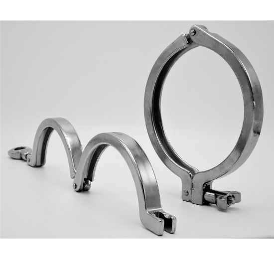 Clamp nerezová objímka DN125, standard DIN