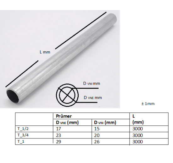 Trubka pro instalaci kabelových rozvodů 1”