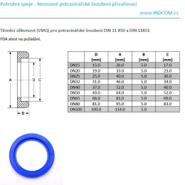 Závitové hrdlo přivařovací DIN 11851 | DN25 (28mm/1.5mm)
