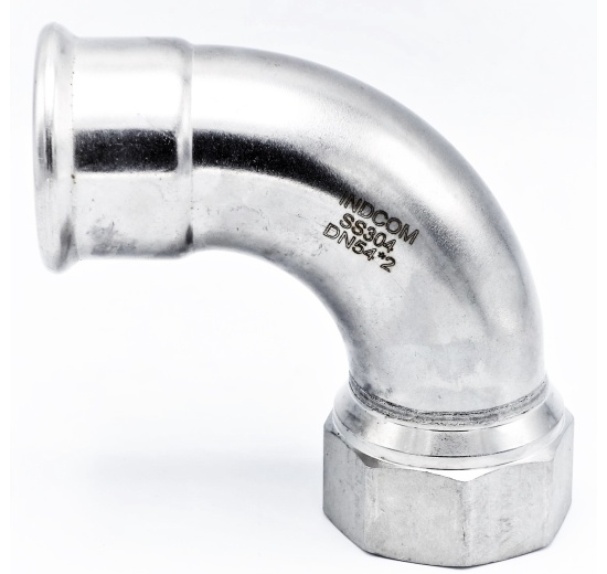 Koleno 90°, lisovací/závit vnitřní