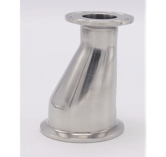 Redukce excentrické, CLAMP Potrubní spoje v potravinářském a nápojovém průmys Potravinářské armatury