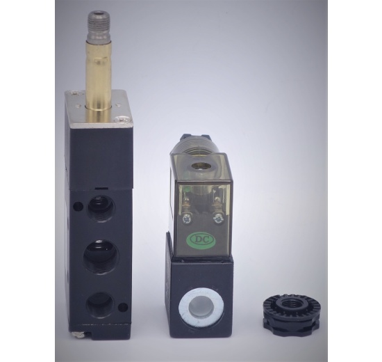 Elektromagnetický rozvaděč 5/2, G 1/8", DC24V