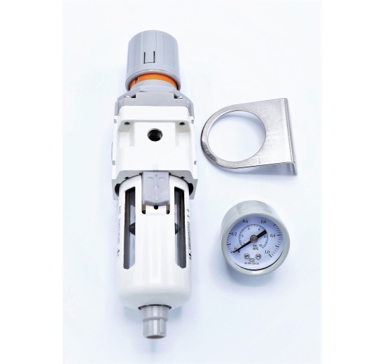 filtr, redukční ventil, ochranný koš