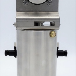 Nerezová klapka přímá DN25, závitová-navařovací typ G-S, s pneumatickým pohonem