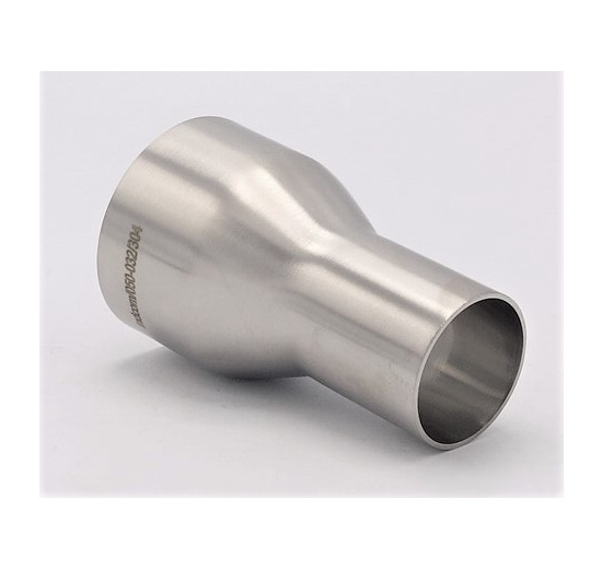 Redukce centrická, navařovací, nerez, dlouhá DN 50/32