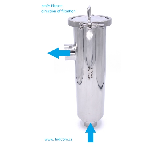Trubkový filtr rohový připojení DN50 navařovací